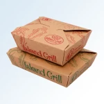 Cajas de comida para llevar con cierre de cartón