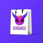 Bolsa con logo y asas metalizadas