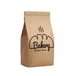 Bolsa de papel cosida con logo