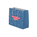 Bolsa de papel personalizada con asa de cordón