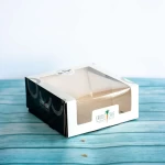 Caja para tarta con ventana