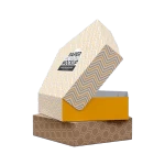 Caja de cartón pentagonal