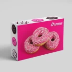 Caja para donuts
