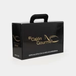 Cajón grande de cartón con asa