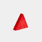 Caja triangular roja