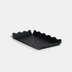 Bandeja de cartón con borde festoneado