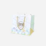 Bolsa de papel personalizada con asa de cordón