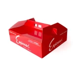 Caja de cartón con cierre de asa para confitería - Espinosa