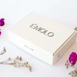 Caja multifuncional con logo y frase