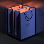 Bolsas de papel personalizadas con asa de cordón