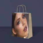 Bolsa personalizada con asa de papel torsionado