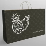 Bolsa personalizada con asa de papel torsionado