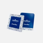 Caja para panettone decorada azul