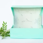 Caja color pastel para confitería