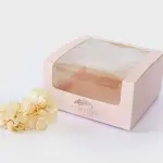 Caja para tarta con ventana