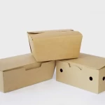Cajas de comida para llevar con cierre de cartón