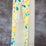 Bolsa de papel con ventana para botella de agua Vichy