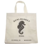Bolsa de algodón estampada