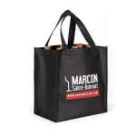 Bolsa de TNT con fuelle botellero