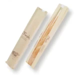 Bolsa de papel kraft para pan baguette con ventana