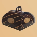 Caja de cartón con asa para tarta