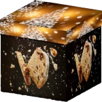 Caja para panettone decorada